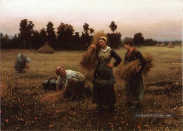  Daniel Peintre - La paysanne des Harvesters Daniel Ridgway Knight